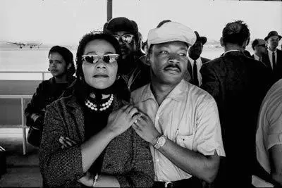 Dan Budnik - 'March on Washington' - Martin Luther King Jr. after delivering his, 'I Have a Dream' speech, Lincoln Memorial, Washington D.C., August 28, 1963/Printed 2007