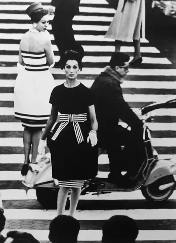 William Klein - "Smoke & Veil" Paris (VOGUE), c. 1950's